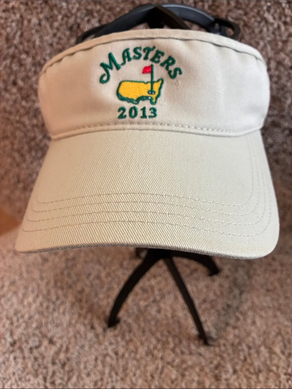 Masters 2013 Khaki Golf Tournament Visor